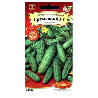 Насіння огірка Сремський F1, 10 г (АгроВест)