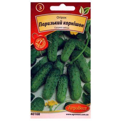 Насіння огірка Паризький корнішон, 1 г (АгроВест)