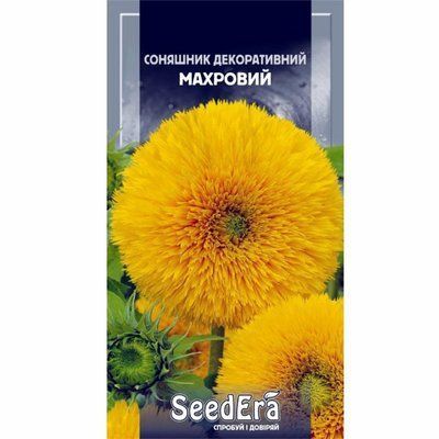 Насіння квітів Соняшник декоративний махровий 1 г (Seedera)