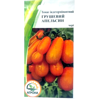 Насіння томату Грушевий апельсин, 10 нас(Агрона)