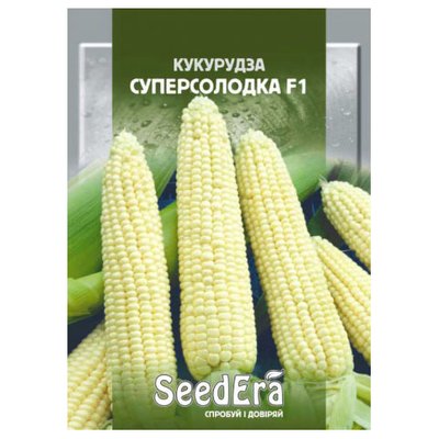 Насіння кукурудзи цукрової Суперсолодка 20 г (Seedera) 4823073725795 фото