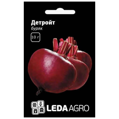 Насіння буряка столового Детройт, 10 г (Leda Agro)