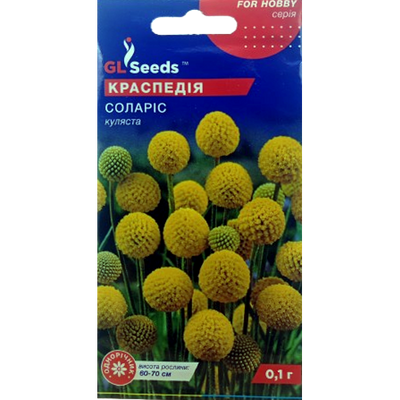 Насіння квітів краспедія Соларіс, 0,1г(GL Seeds)