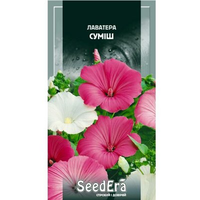 Насіння квітів Лаватера суміш , 0,2 г(Seedera) 4823073705728 фото