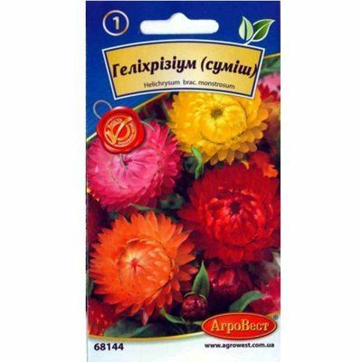 Квіти Геліхрізум (суміш) 0,4 г (АгроВест)