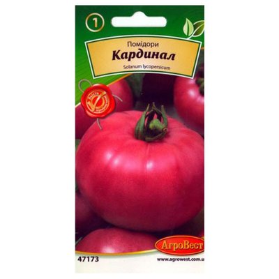 Насіння томату Кардинал, 0,2 г (АгроВест) 48471732 фото