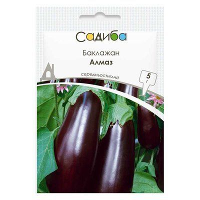 Насіння баклажана Алмаз, 5 г (Садиба)