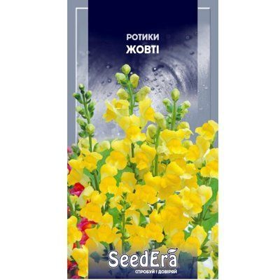 Насіння квітів Ротики садові жовті , 0,2 г(Seedera)
