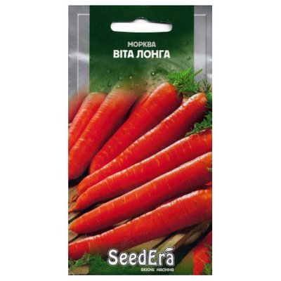 Насіння моркви Віта Лонга , 2 г (Seedera) 4823073720721 фото