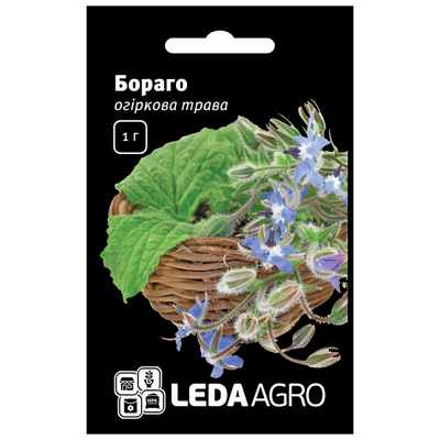 Насіння огіркової трави Бораго, 1 г (Leda Agro)