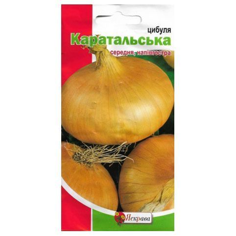 Насіння цибулі ріпчастої Каратальська , 1 г (Яскрава)