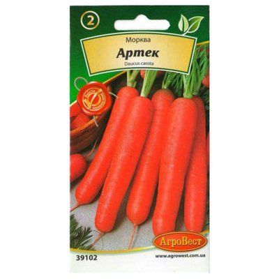 Насіння моркви Артек , 20 г (АгроВест)