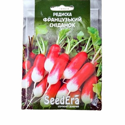 Насіння редиски Французький сніданок, 20 г( Seedеra) 4823073716991 фото