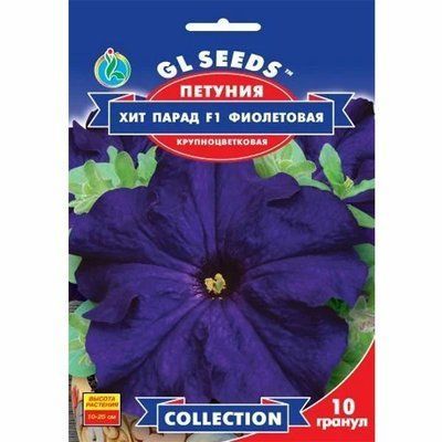 Петунія F1 Хіт Парад фіолетова 10 шт (GL SEEDS)