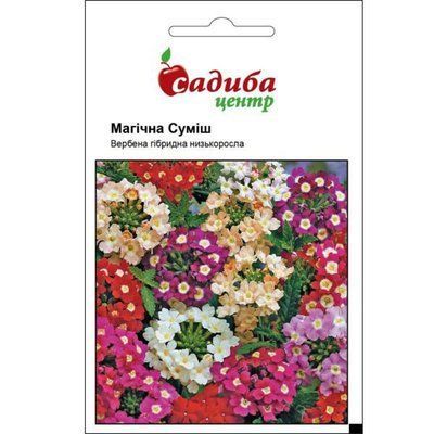 Насіння квітів Вербена Магічна суміш , 0,1 г (Садиба Центр)