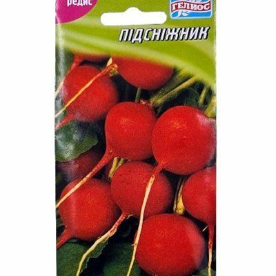 Насіння редиски Підсніжник, 2 г (Геліос)