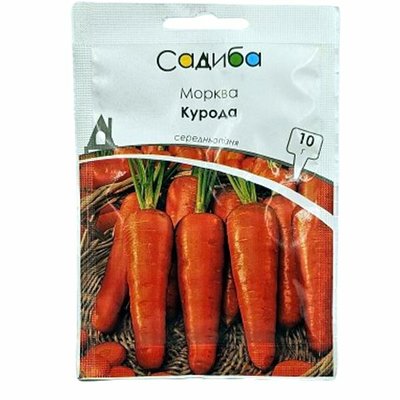 Насіння моркви Курода, 10 г (Садиба) 4820189023074 фото