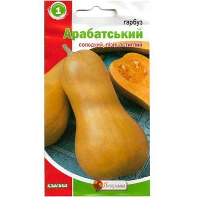 Насіння гарбуза столового Арабатський , 2 г (Яскрава)