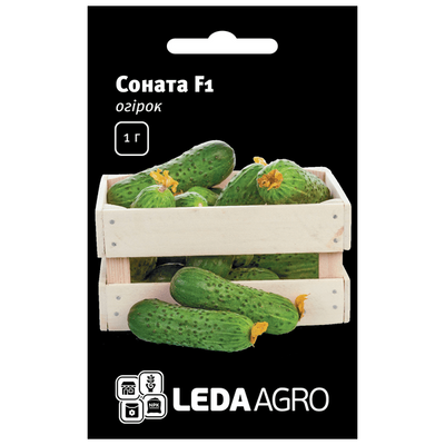 Насіння огірка Соната F1, 1 г (Leda Agro)