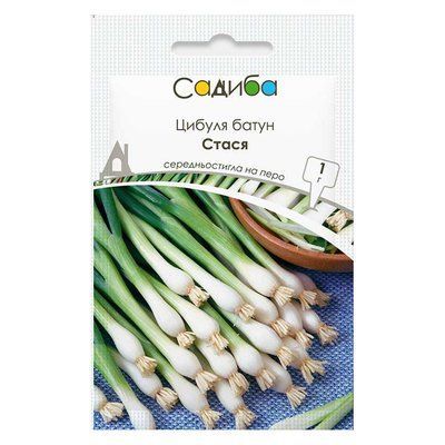 Насіння цибулі батун Стася, 1 г (Садиба)