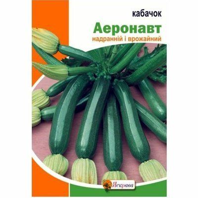 Насіння кабачока Аеронавт, 20 г (Яскрава)