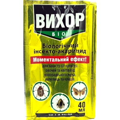 Біологічний інсекто-акарацид Вихор, 40 мл(Біохім-Сервіс)
