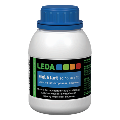 Добриво Gel Start 10-40-20 + ТЕ, 500 мл / 750 г (Leda Agro)