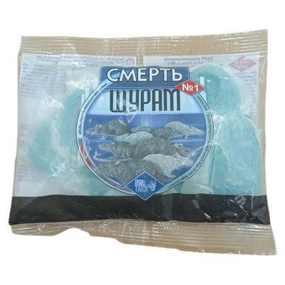 Родентицид Смерть щурам, 100 г (Італ Тайгер)