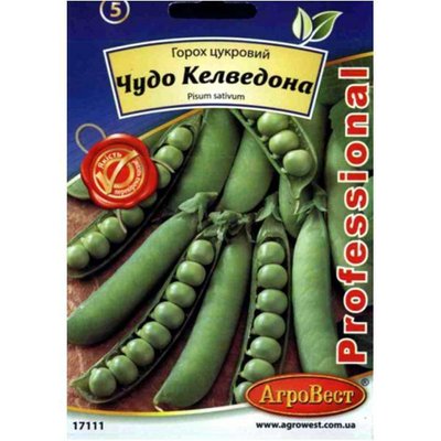 Насіння гороху Чудо Кельвадона, 100 г (АгроВест) 48171113 фото