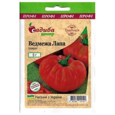 Насіння томату Ведмежа Лапа , 5 г (Традиція)