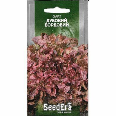 Насіння салату дубовий бордовий (листовий), 1 г( Seedera)
