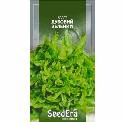 Насіння салату дубовий зелений (листовий) , 1 г(Seedera) 4823073721377 фото