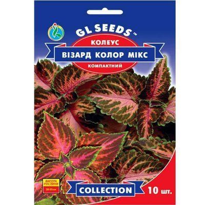 Насіння квітів Колеус Візард Колор мікс , 10 шт (GL SEEDS)