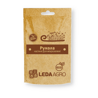 Насіння для мікрозелені Рукола, 5 г (Leda Agro)