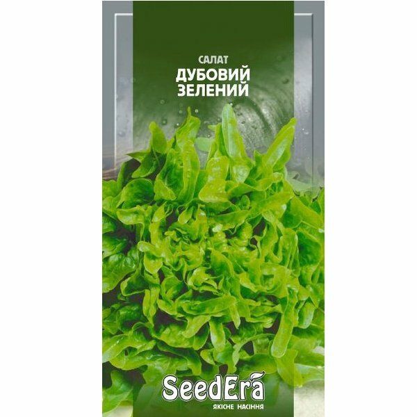 Насіння салату дубовий зелений (листовий) , 1 г(Seedera) 4823073721377 фото