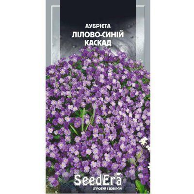 Насіння квітів Аубрієта Лілово-синій каскад багаторічна, 0,1 г (Seedera)