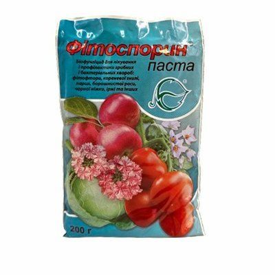 Біофунгіцид Фітоспорин паста 200 г (Восор)