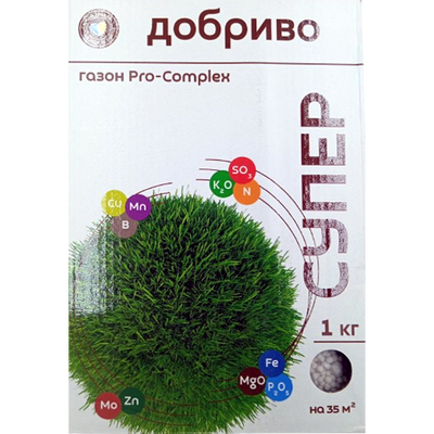 Супер Добриво газон Pro-Complex, 1 кг (Сімейний Сад)