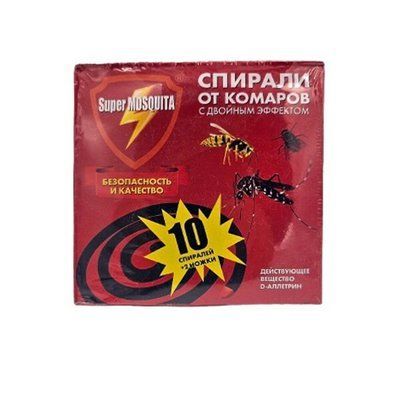 Спіраль проти комарів "Super MOSQUITA" 10 шт