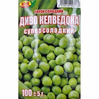 Насіння гороху Диво Келведона, 100 г(VIA+)