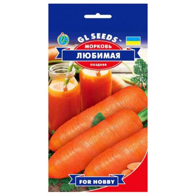 Насіння моркви Улюблена 3 г (GL SEEDS) 4823096914534 фото