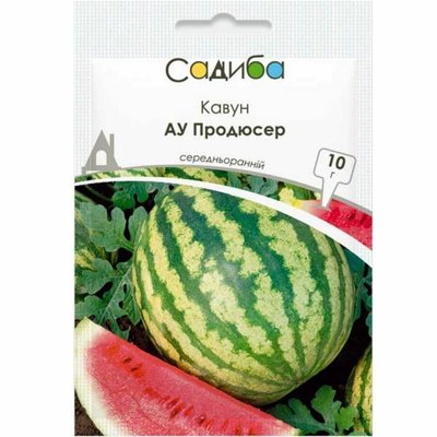 Насіння кавуна Ау Продюсер , 10 г (Садиба) 4823111401704 фото