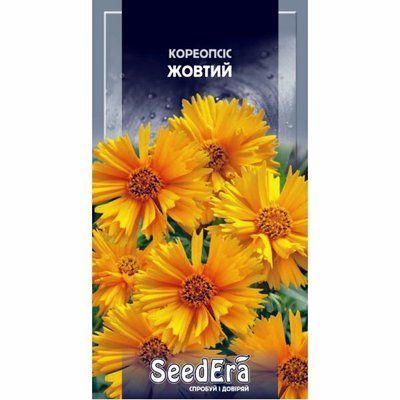 Насіння квітів Кореопсіс жовтий багаторічний 0,3 г (Seedera)