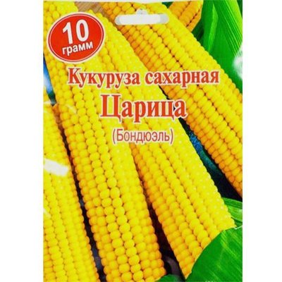 Насіння кукурудзи цукрової Цариця 10 г (Радомир) 2022252003903 фото