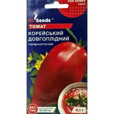 Насінняи томату Корейський Довгоплідний , 0,1 г (GL SEEDS)