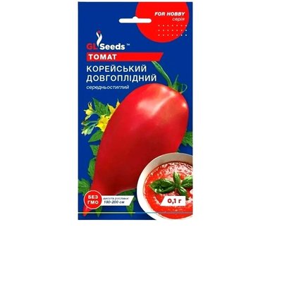 Насінняи томату Корейський Довгоплідний , 0,1 г (GL SEEDS) 4823096914299 фото
