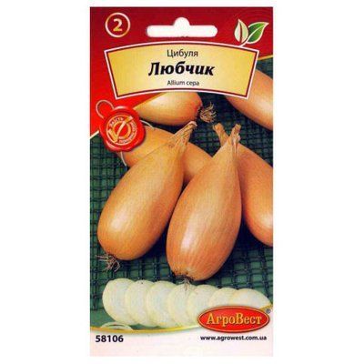 Насіння цибулі ріпчастої Любчик, 1 г (АгроВест)