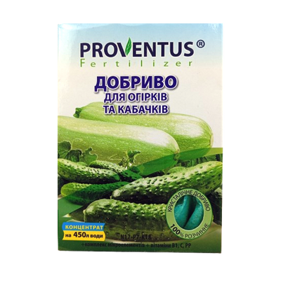 Добриво для огірків та кабачків, 300 г(Proventus)