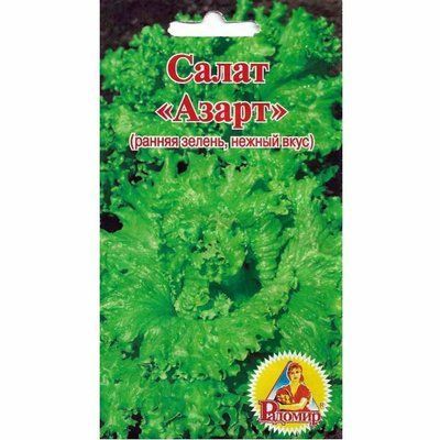Насіння салату Азарт, 1 г (Радомир)