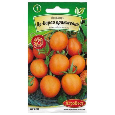 Насіння томату Де-барао оранжевий, 0,2 г (АгроВест)